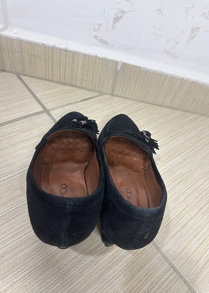 Derimod püskül detaylı topuklu - Görsel 4