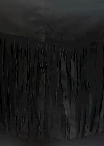 Siyah Süet Mini Etek büyük beden - Görsel 2