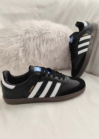Adidas Adidas samba Siyah Beyaz Şeritli Spor Ayakkabı