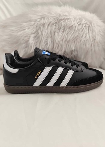Adidas samba Siyah Beyaz Şeritli Spor Ayakkabı