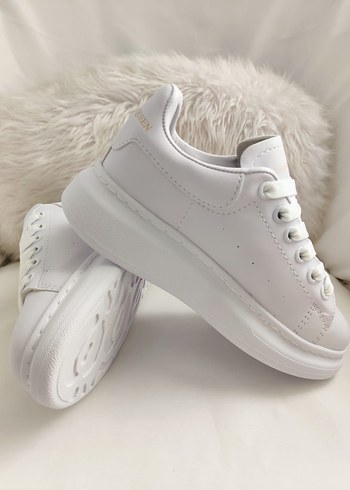 36 Beden beyaz Renk Alexander McQueen Beyaz Platform unisex Spor Ayakkabı