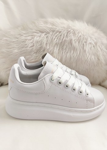 Alexander McQueen Alexander McQueen Beyaz Platform unisex Spor Ayakkabı