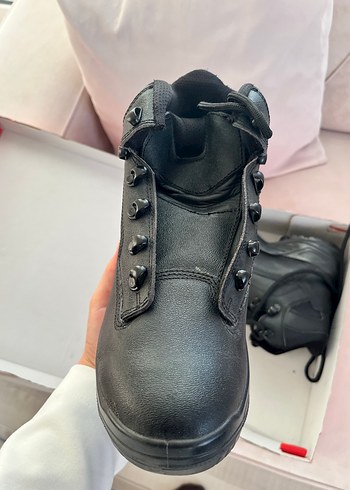 Tokalı Siyah Deri Biker Bot - Görsel 4