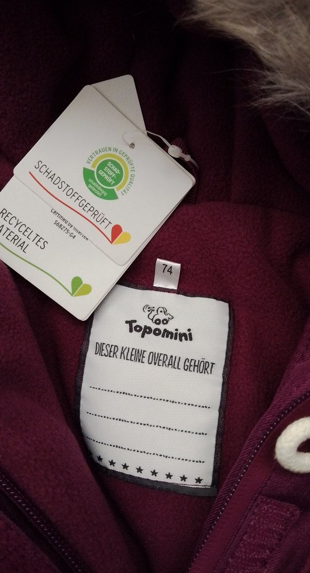 Mor Kürklü Bebek Kış Tulumu - Görsel 2