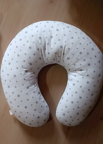 Gri Yıldız Desenli Emzirme ve Hamile Yastığı - Görsel 2