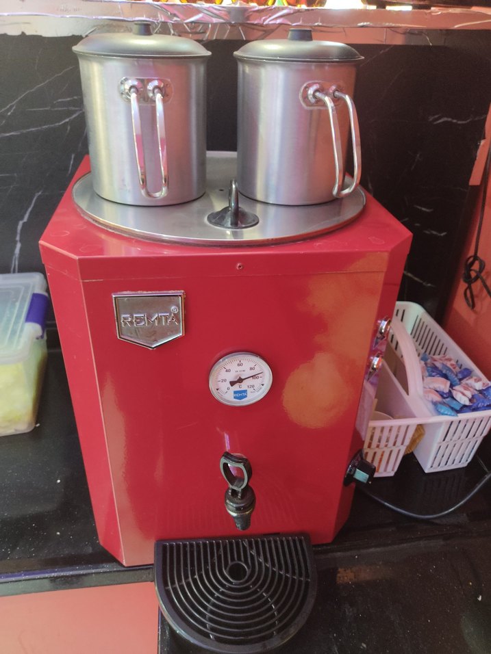 Kırmızı Çay Makinesi - Görsel 2