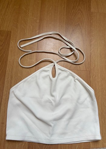 zara beyaz crop üst