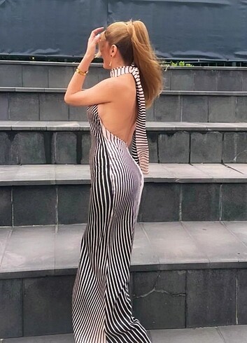 s Beden çeşitli Renk Zara Saten Elbise