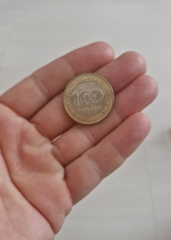 Beden Altın ve Gri Tonlarda Hediyelik Paralar