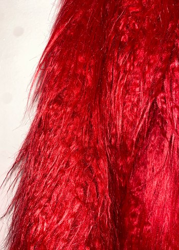 Zara Suni Kürk Ceket - Görsel 3