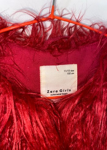 Zara Suni Kürk Ceket - Görsel 4