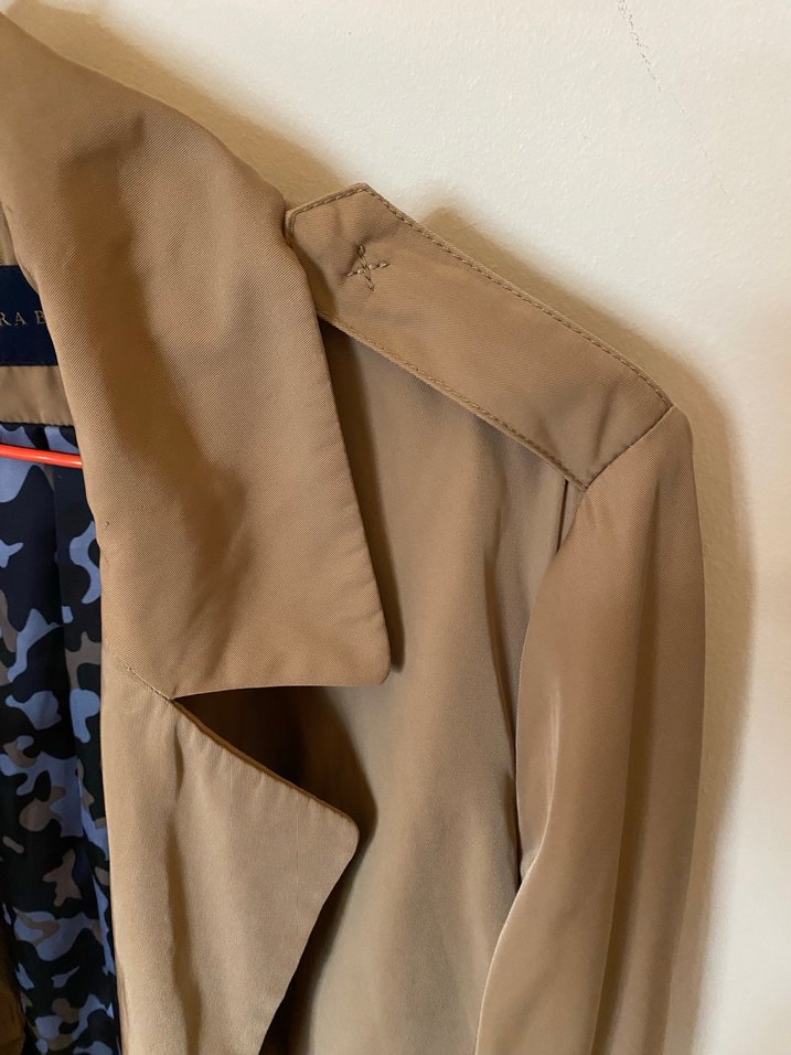 Zara Bej Trençkot - Görsel 4