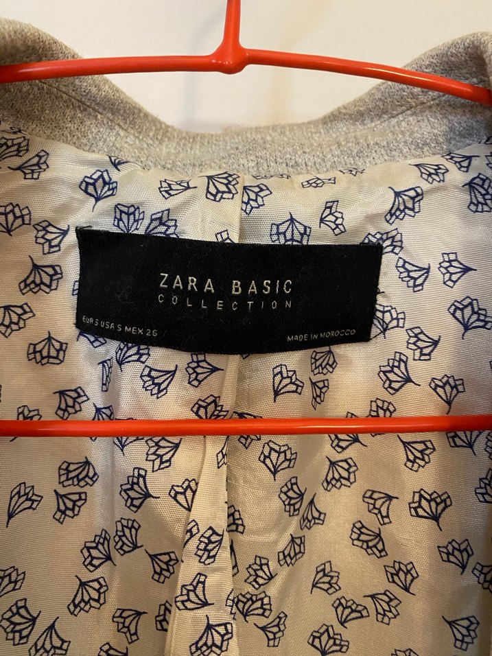 Zara Gri Kadın Midi Blazer Ceket - Görsel 3