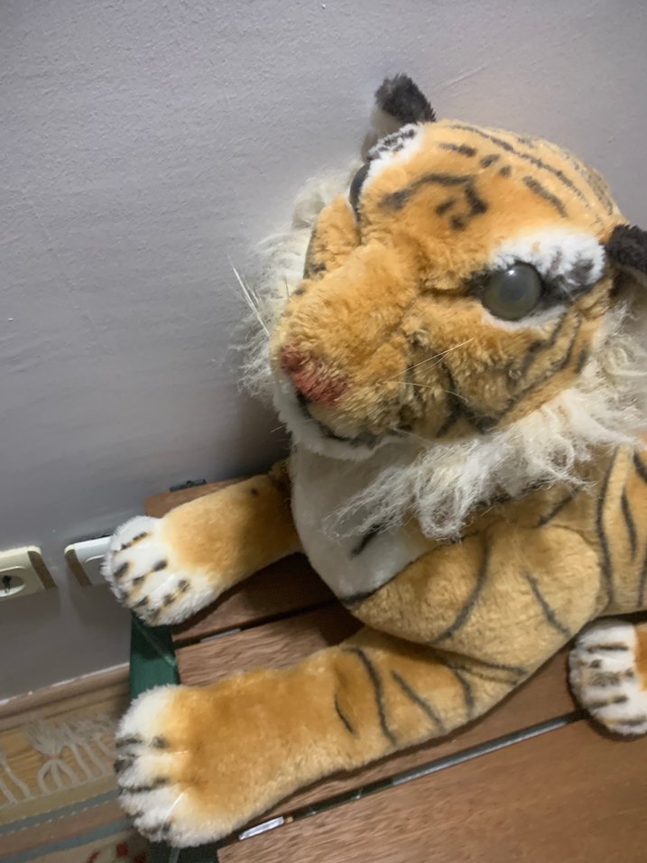 Kahverengi Peluş Kaplan Oyuncak - Görsel 5