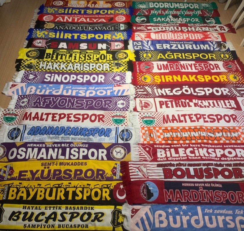 Futbol Takım Atkıları Koleksiyonluk - Görsel 4