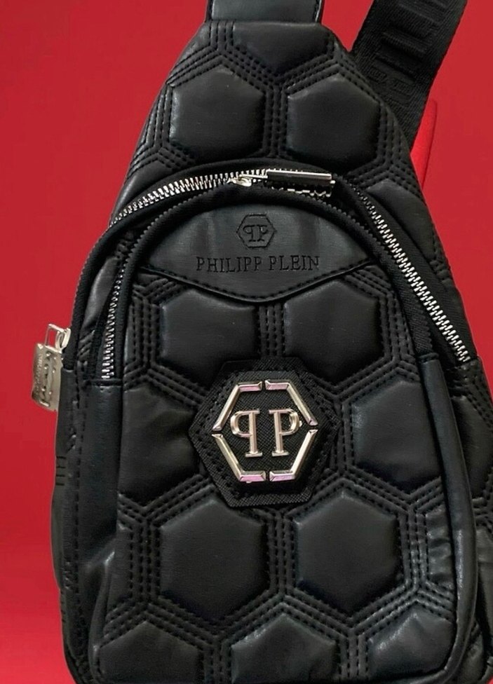 Dsquared2 Siyah Erkek Biker Omuz Çantası - Görsel 5