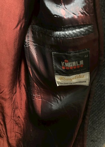 Gri Midi Yün Erkek Kaban - Görsel 5