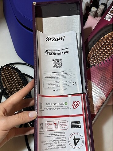  Beden Renk Arzum Saç Düzleştirici Fırça