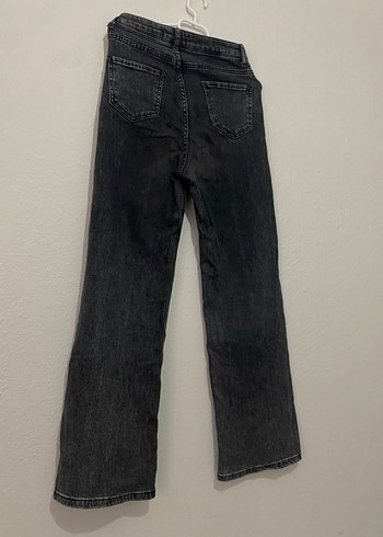 s Beden gri Renk Gri Regular Fit Midi Denim Kadın Jean