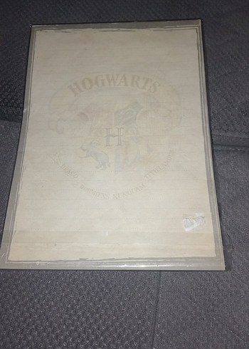 Bej ve Gri Hogwarts Temalı Notepad