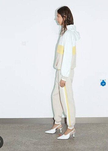 xl Beden ten rengi Renk Zara jogger pantolon