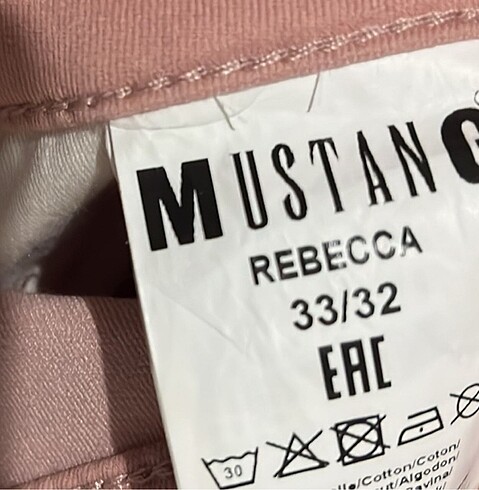 32 Beden Mustang Marka Pudra Rengi Pantolon