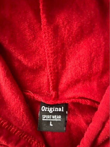 l Beden Orijinal şapkalı Polar Unisex