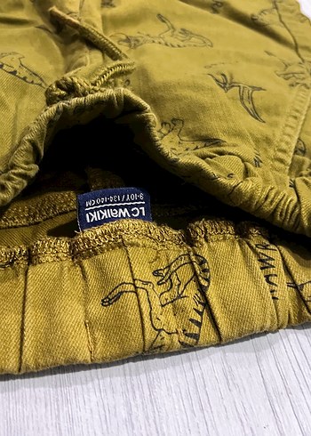 LC Waikiki Erkek Çocuk Sarı Desenli Bol Kesim Pantolon