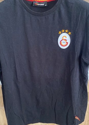  Beden Siyah Erkek Tişört Galatasaray Orjinal