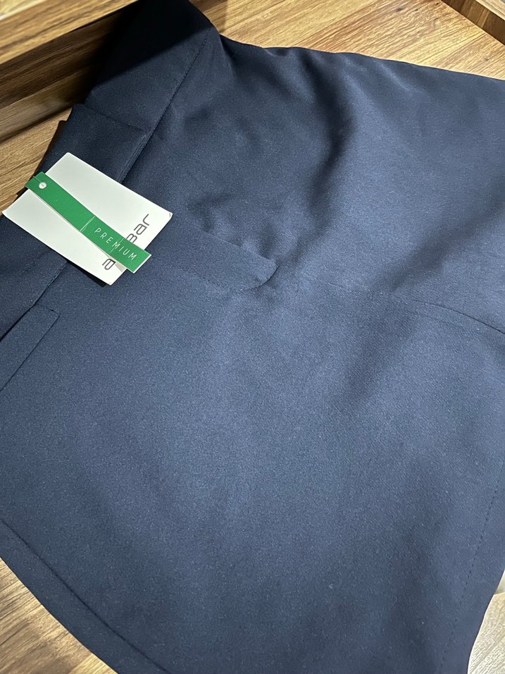 Lacivert Kemerli Mini Etek - Görsel 2