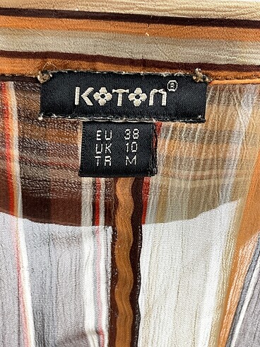 38 Beden çeşitli Renk Koton Gömlek %70 İndirimli.