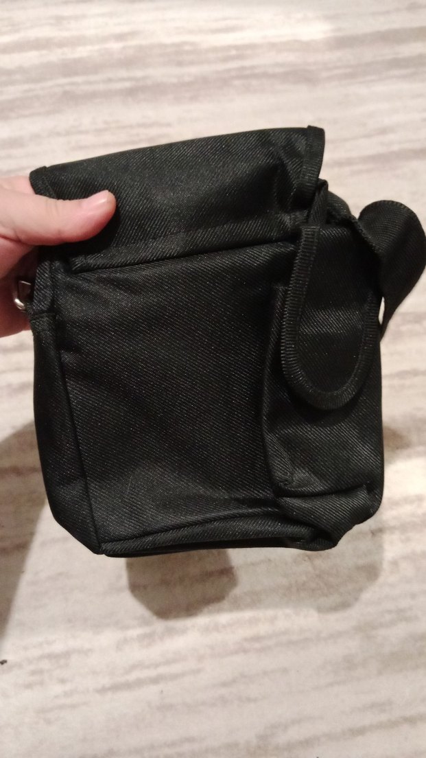 Siyah Fermuarlı Erkek Omuz Çantası - Görsel 4