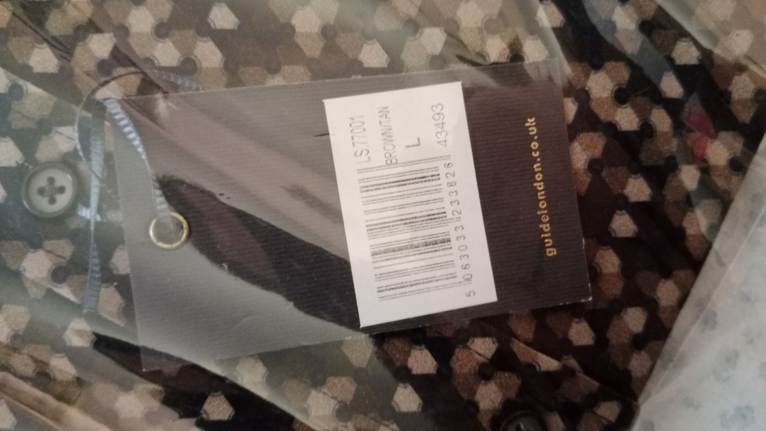 Düğmeli Uzun Kollu Baskılı Erkek Gömlek - Görsel 4