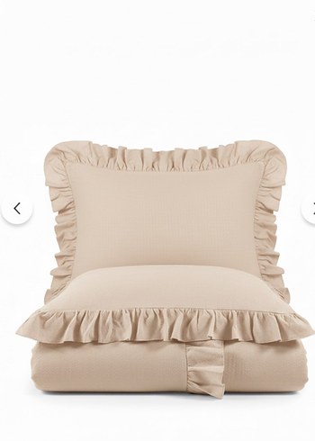 Yeşil Fırfırlı Nevresim Takımı - Görsel 6