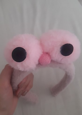 Diğer Diger Pembe Kürklü Leopar Desenli Çocuk Taç