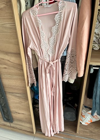 Dantelli gecelik sabahlık - Görsel 2