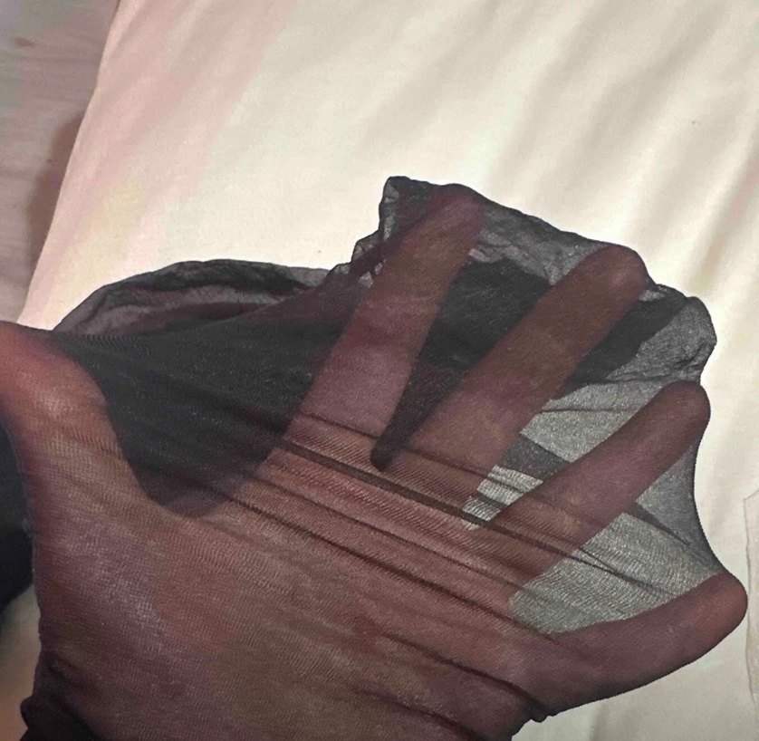 Siyah Kadın ten çorap - Görsel 2