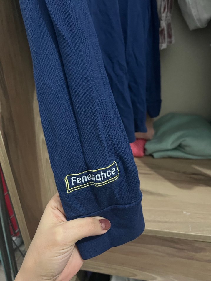 Lacivert Fermuarlı Uzun Kollu Sweatshirt - Görsel 3