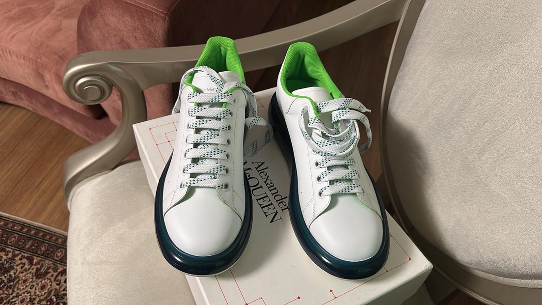 Alexander McQueen Beyaz Erkek Spor Ayakkabı - Görsel 2