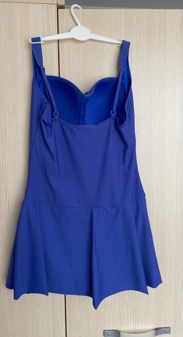 Büzgü Detaylı Kadın Etekli Mayo - Görsel 2