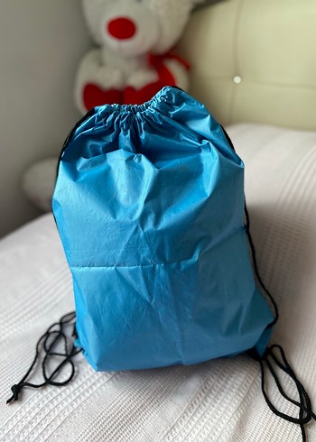 Mavi Elastik Spor Çantası - Görsel 2