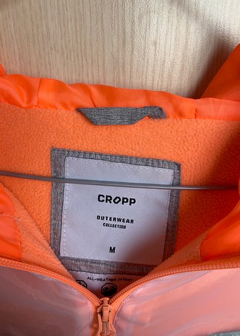 Gri Turuncu Fermuarlı Spor Ceket - Görsel 3