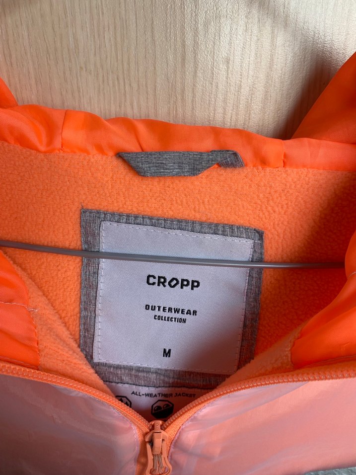 Gri Turuncu Fermuarlı Spor Ceket - Görsel 3