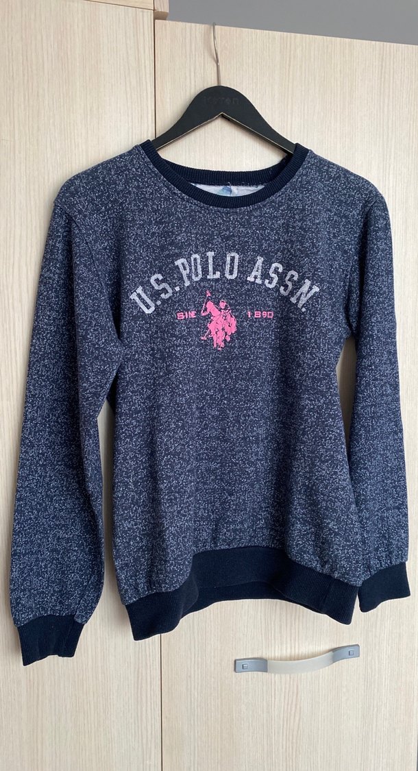 U.S. Polo Assn. Antrasit Kadın Sweatshirt - Görsel 2