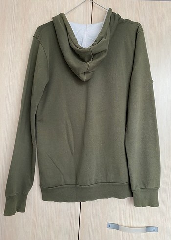 Kapüşonlu Fermuarlı Kadın Sweatshirt - Görsel 3