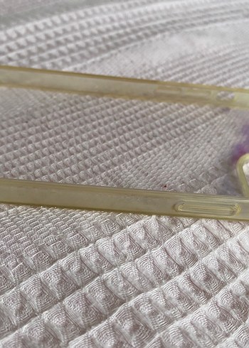 iPhone 13 Şeffaf Altın Renkli Bohem Telefon Kılıfı - Görsel 3