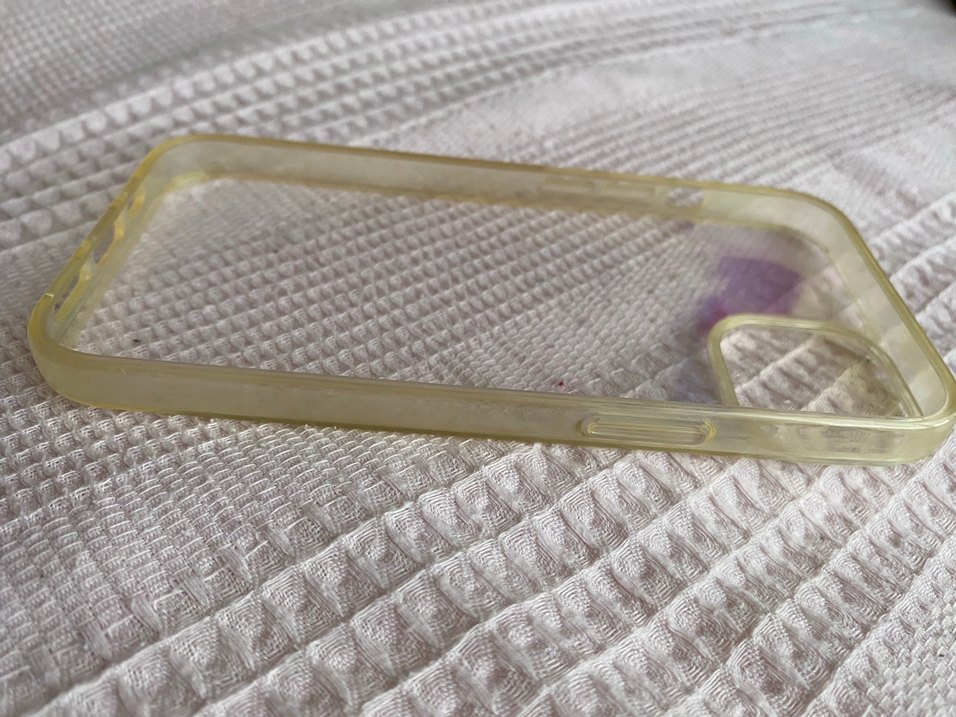 iPhone 13 Şeffaf Altın Renkli Bohem Telefon Kılıfı - Görsel 3