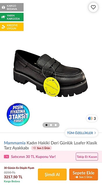 Kadın loafer