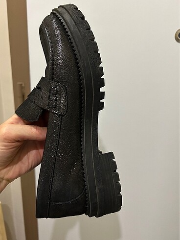 38 Beden siyah Renk Kadın loafer