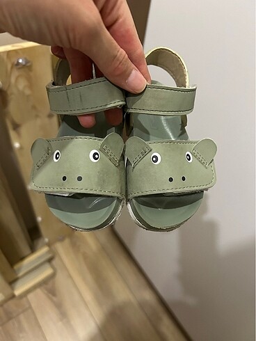 22 Beden sarı Renk Bebek ayakkabı